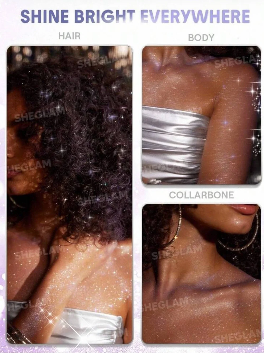 SHEGLAM HAIR Disco Twist Hair & Body Glitter Mist-Dance Queen,